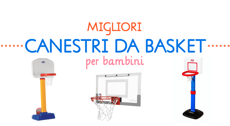KIMET Canestro da Basket per Bambini con Pallone da Basket e Anello con Rete Diametro 45 cm 