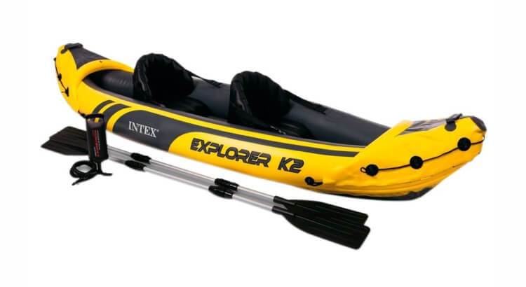 Migliori kayak e canoe gonfiabili: Explorer K2 di Intex